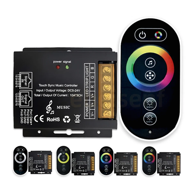 LED Music Sync Touch Series Controller (RGB / Sound-Activated)